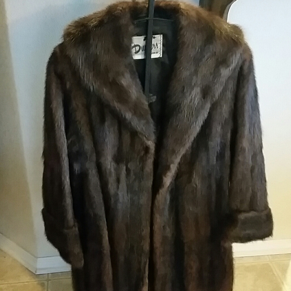 Vintage Mink knee length coat